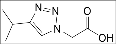 Axit axetic 2-(4-Isopropyl-1H-1,2,3-triazol-1-yl)axetic; Số CAS: 887405-34-7