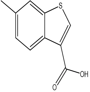 6- methylbenzo [b] thiophene -3- axit cacboxylic; CAS NO .: 82787-84-6