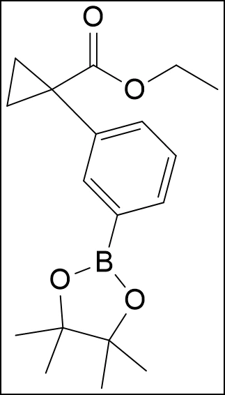 Ethyl 1-(3-(4,4,5,5-tetramethyl-1,3,2-dioxaborolan-2-yl)phenyl)cyclopropanecarboxylate; Số CAS: 1521255-61-7